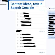 Idee per i topic in Google Search Console con Content Ideas