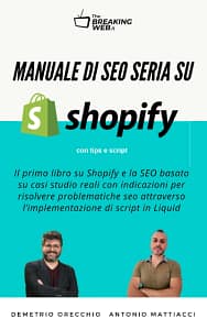 copertina del Manuale di SEO seria su Shopify